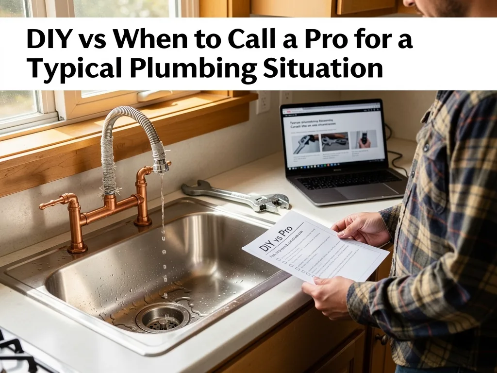 DIY vs When to Call a Pro for a Typical Plumbing Situation